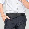LXMY Work Belts for Men,Belts for Men,Adjustable Nylon Canvas Fabric Golf Belt,No Metal Buckle, Fast Pass through the Airport Security,Suitable for Work and Travel