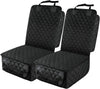 PETICON Waterproof Front Seat Car Cover 2 Pack, Full Protection Dog Car Seat Cover with Side Flaps, Nonslip Scratchproof Captain Chair Seat Cover Fits for Cars, Trucks, Suvs, Jeep, Black