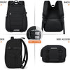 SDYSM Camera Bag Backpack Professional for DSLR SLR Mirrorless Camera Waterproof Laptop Back Pack 14 Inch with Rain Cover anti Theft Travel Case Large Capacity Photography Backpack Black