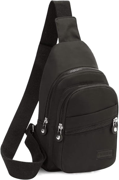 EVANCARY Small Sling Bag for Women Men, Sling Backpack Chest Daypack Crossbody Bag for Travel Outdoor Hiking