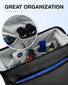 BAGSMART Toiletry Bag for Men, Wide Opening Dopp Kit Water Resistant Shaving Hygiene Organizer for Bathroom, Travel Essentials, Black