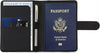 Melsbrinna Premium Leather Passport Holder Covers Case, Waterproof Rfid Blocking Travel Wallet Passport Holder with Pen Holder, Cute Passport Book for Women/Men