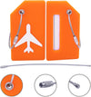 Silicone Luggage Tag with Name ID Card Perfect to Quickly Spot Luggage Suitcase