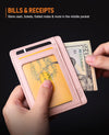 Buffway Slim Minimalist Front Pocket RFID Blocking Leather Wallets for Men and Women