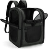 Apollo Walker Pet Carrier Backpack for Large/Small Cats and Dogs, Puppies, Safety Features and Cushion Back Support for Travel, Hiking, Outdoor Use (Black)