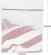 Lingerie Bags for Washing Delicates, Mesh Laundry Bags for Washing Machine. 2Pcs(20" X 24").
