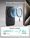 ESR for Magsafe Wallet with Find My Functionality, 5 Cards Holder, Rfid-Blocking, Strong Magnetic Wallet for Iphone, for Iphone 16/15/14/13/12 Series, Not for 13/12 Mini, Black