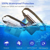 SYNCWIRE Waterproof Pouch Bag with Adjustable Waist Strap (2 Pack) - IP68 Waterproof Waist Bag Screen Touchable Dry Bag with Adjustable Belt for Beach, Swimming, Boating, Fishing, Hiking, Etc