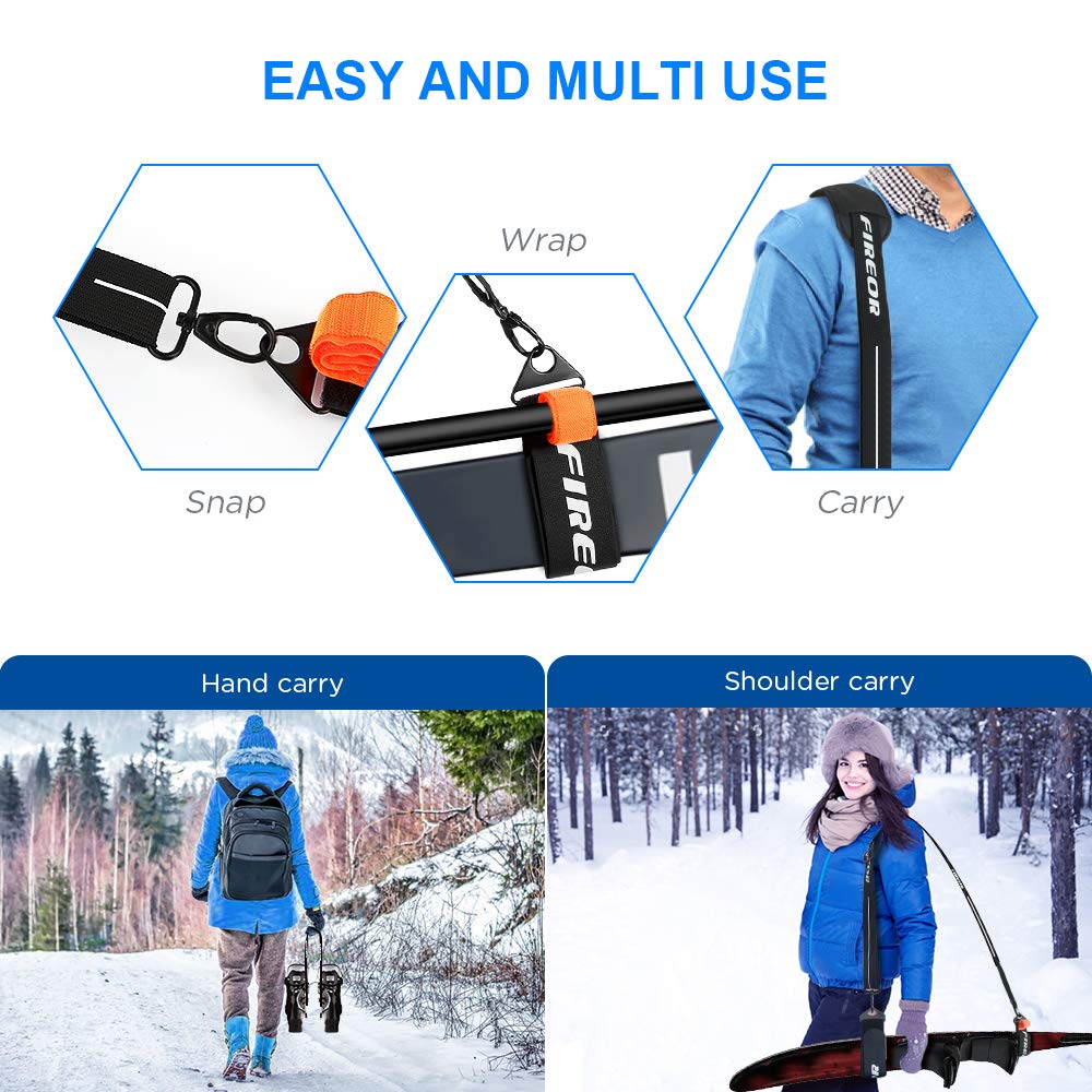 Fireor FIREOR Ski Carrier Strap – Kinzd