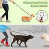 LWBMG 8ft Genuine Leather Dog Leash,  Hands Free Double Ended Dog Training Leash