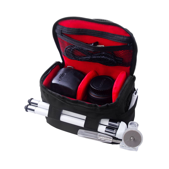 FOSOTO Waterproof Anti-shock Camera Bag, Compatible for Canon Nikon Panasonic Sony Digital Camera