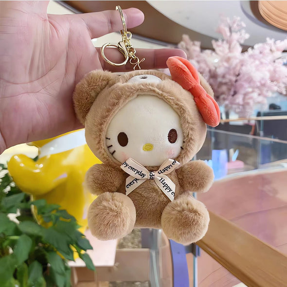 Sicpfuj 5" Cute Plush Keychain Decorative Accessories, Purse Backpack Charm