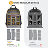 TARION Camera Backpack, Professional DSLR Camera Bag, Photograhy Backpack with Rain Cover Laptop Compartment