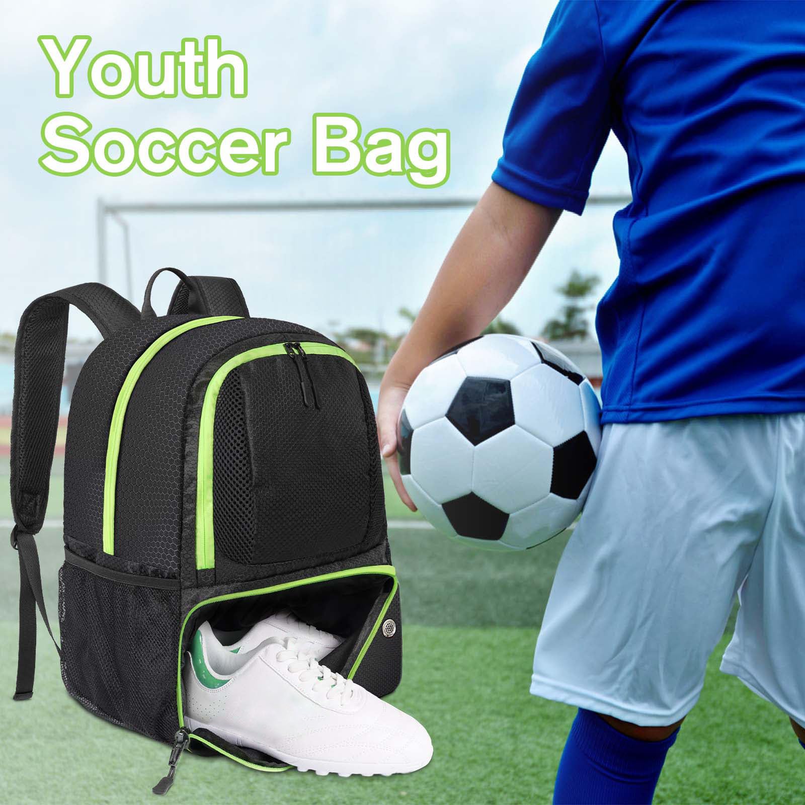 YOREPEK Soccer Backpack Kinzd YOREPEK Soccer Backpack Kinzd