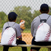 Frienda Baseball Drawstring Backpack Bag Baseball Drawstring Party Favor Bags for Gym Sports Teams(12 Pieces)