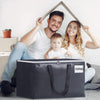 Moving Boxes Heavy Duty Moving Bags with Strong Zippers and Handles Collapsible Moving Supplies, Storage Totes for Packing & Moving Storing 93L,8-Pack