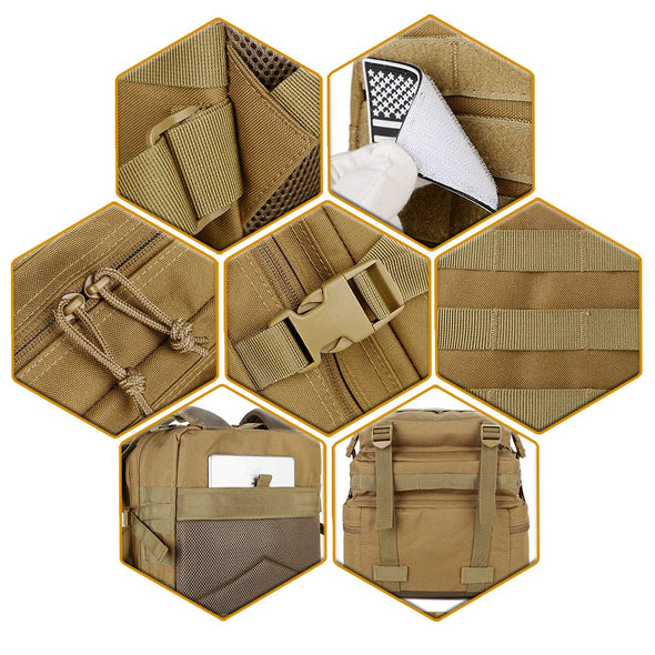 QT&QY 45L Tactical Backpacks, Military Bug Out Bag