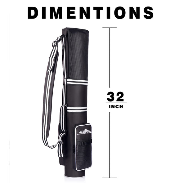 Champkey Professional Golf Sunday Bag (Carry 3-9 Clubs) with 6 Carry Pockets & Adjustable Sling Strap