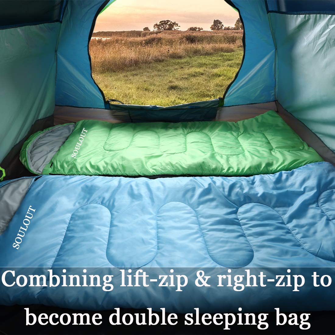 soulout schlafsack SOULOUT Portable Waterproof Sleeping Bag – Kinzd