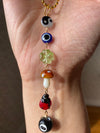Agromusk Evil Eye Car Charm, Lucky Days Rearview Mirror Hanging Decor