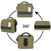 Besnfoto Mirrorless Camera Shoulder Bag, Waterproof Canvas Compact Camera Messenger Bag