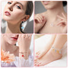 Mckanti 150PCS Gold Plated Enamel Silver Charms Jewelry DIY Kit