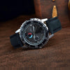 BISONSTRAP Vintage Crazy Horse Leather  Watch Band with Stainless Steel Buckle