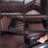 ZPXJSM Custom Making Car Non-Slip Leather Floor Mats for 95% Sedan SUV Sports Car
