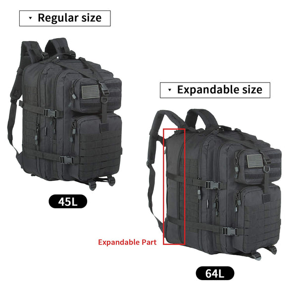 GZ XINXING 64L Military Tactical Backpack Bug Out Bag