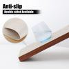 Homaxy Faux Leather Heat Resistant Placemats Set of 6, Waterproof Anti-Slip Wipeable, Beige