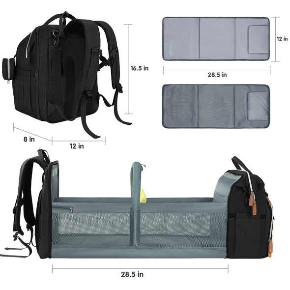 DERSTUEWE Multifunctional Diaper Bag