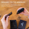 Hayvenhurst Slim Wallet For Men,   RFID blocking Minimalistic Money Clip - Carbon Fiber