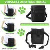 kissleaf Dog Treat Pouch with Magnetic Closure & Dog Clicker, Built-in Poop Bag Dispenser