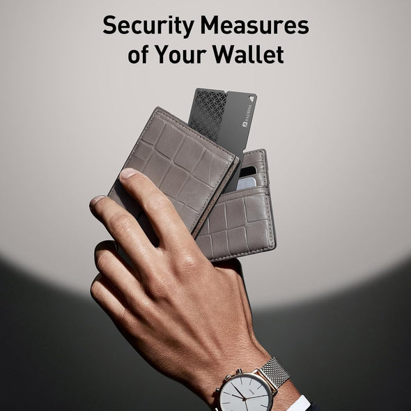 [Apple Mfi Certified] Air-Tags (Ios Only) Bluetooth Tracker with Apple Find My, Iphone Smart Card Wallet Finder GPS Tracker, 5-10 Years Battery, Keys Finder and Item Locator for Keys, Bags, Passport