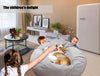 Kisoy Corduroy Bean Bag Chair Cover, Stuffed Animal Storage Bean Bag Cover