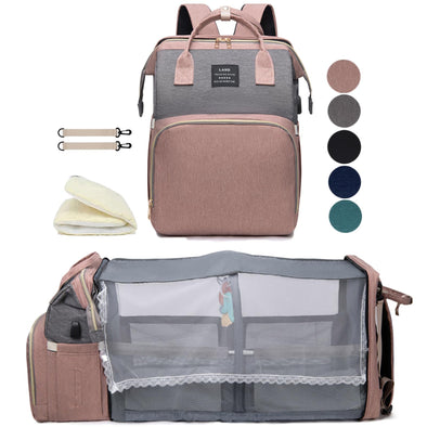 houscly Multifunctional Diaper Bag with Changing Station