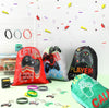 Hungdao 48 Pcs Video Game Party Favors 16 Gamer Party Drawstring Bags Gaming Goodie Bag 16 Wristbands 16 Keychains for Birthday