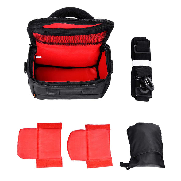 FOSOTO Waterproof Anti-shock Camera Bag, Compatible for Canon Nikon Panasonic Sony Digital Camera