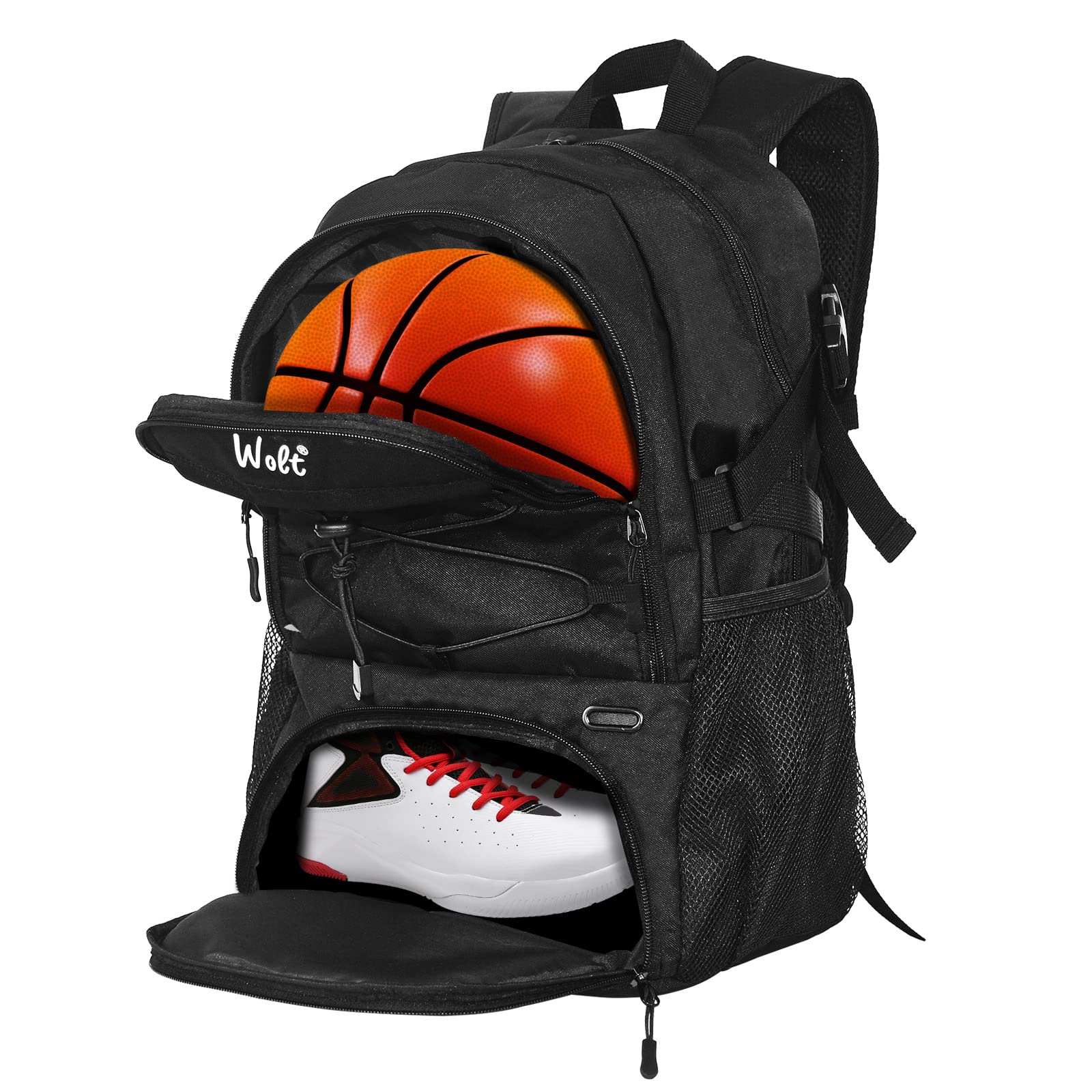 basketball laptop backpack YOREPEK Basketball Backpack – Kinzd