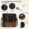 RAINSMORE Crossbody Bag for Women, Waterproof Leather Crossbody Purses Lightweight Handbags Shoulder Bag Travel Purse
