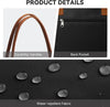 KALIDI Tote Bag for Women Nylon Top-Handle Purse,Shoulder Hobo Handbag with Zipper Leisure Foldable Weekend