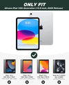 Zryxal Ipad (A16) Case/Ipad 10Th Generation Case [11-Inch 2025/10.9 Inch 2022] with Pencil Holder, Smart Cover with Soft TPU Back [Support Auto Wake/Sleep] (New Midnight Green)