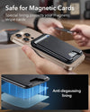 ESR Upgraded for Magsafe Wallet, 5 Card Holder, RFID Blocking, Magnetic Wallet for Iphone with Adjustable Stand, Slim for Iphone 16/15/14/13/12 Series, Not for 13/12 Mini, Vegan Leather, Black