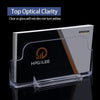 Vrupin 4 Pack Business Card Holder for Desk,Clear Acrylic Business Card Holder Display for Men, Business Card Display Business Card Stand for Exhibition, Home & Office