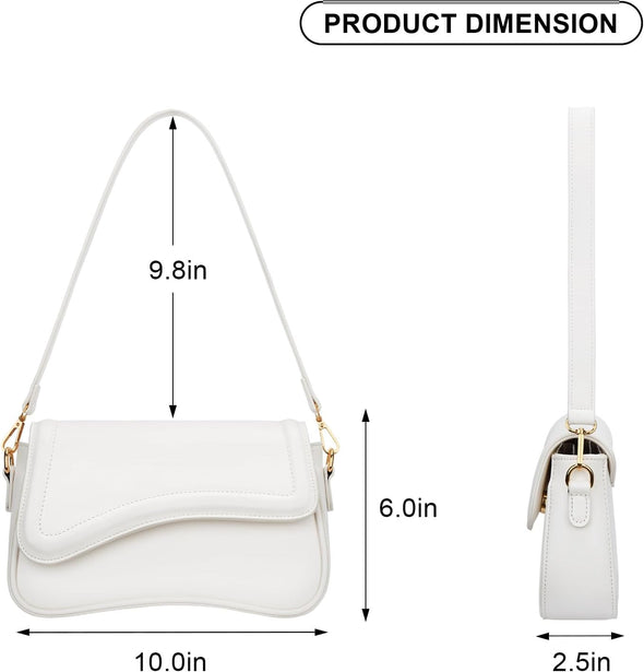 KKXIU Shoulder Bag for Women Small Clutch Purses Cute Hobo Handbag Trendy Underarm Bag
