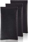 TRIUMPH VISION Squeeze Leather Sunglasses Pouch - 3 Pack Spring Storage Glasses Pouch Holder