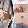 Small Wallet Women RFID Blocking Soft Leather Bifold Compact Card Holder Wallet for Women with Zipper Coin Pocket 4 ID Window