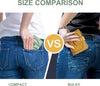 Small Wallet for Women Bifold RFID Blocking Card Holder Leather Wallets with Zipper Coin Pocket