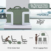 Personal Item Backpack, Carry on Travel Backpack with Multi-Pockets, Waterproof Casual College 16Inch Laptop Backpack for Men Women, Army Green