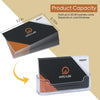 Vrupin 4 Pack Business Card Holder for Desk,Clear Acrylic Business Card Holder Display for Men, Business Card Display Business Card Stand for Exhibition, Home & Office